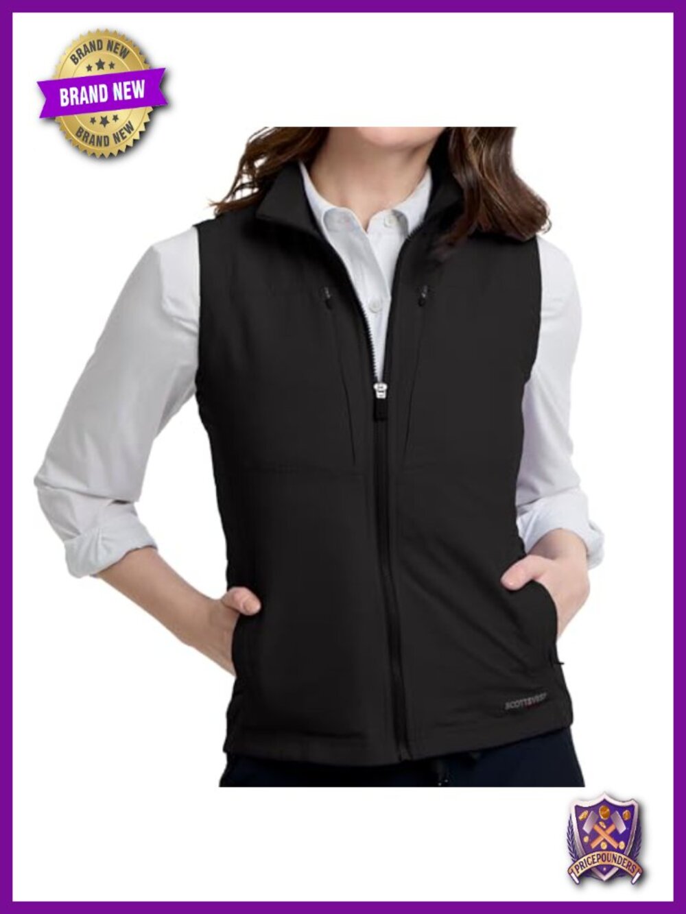 Women's Lightweight Travel Vest with 16 Pockets, RFID Security
